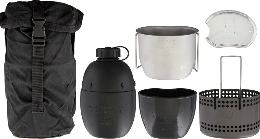 Bushcraft Dragon Kochsystem schwarz