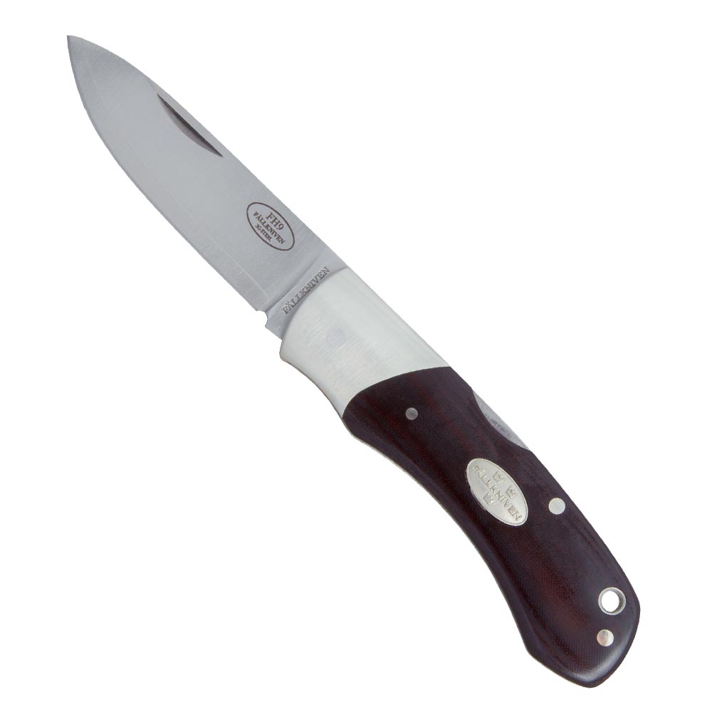 Fällkniven FH9 - Maroon Micarta without clip
