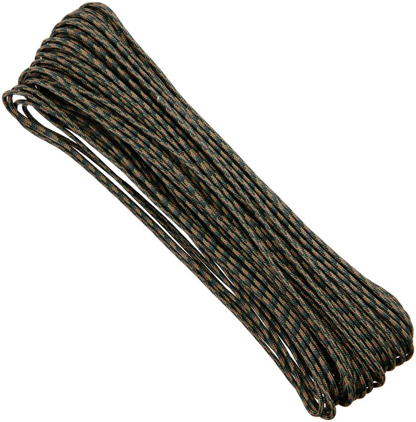 Tactical Cord 3/32" - Woodland Camo - 30 Meter