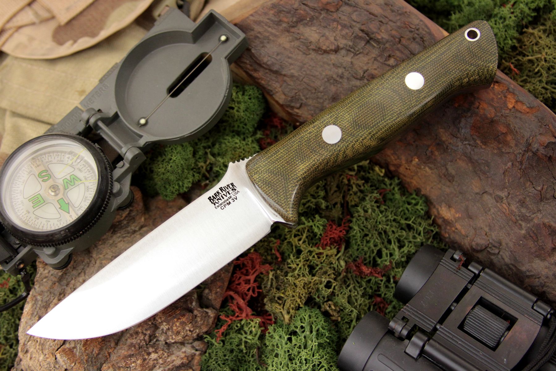 Bark River Bravo 1 - Green Canvas