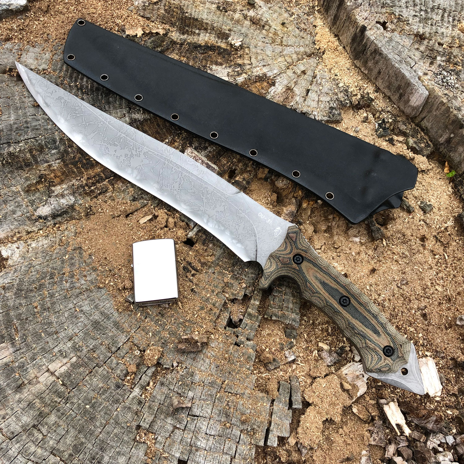 Leopard Kiku Knives
