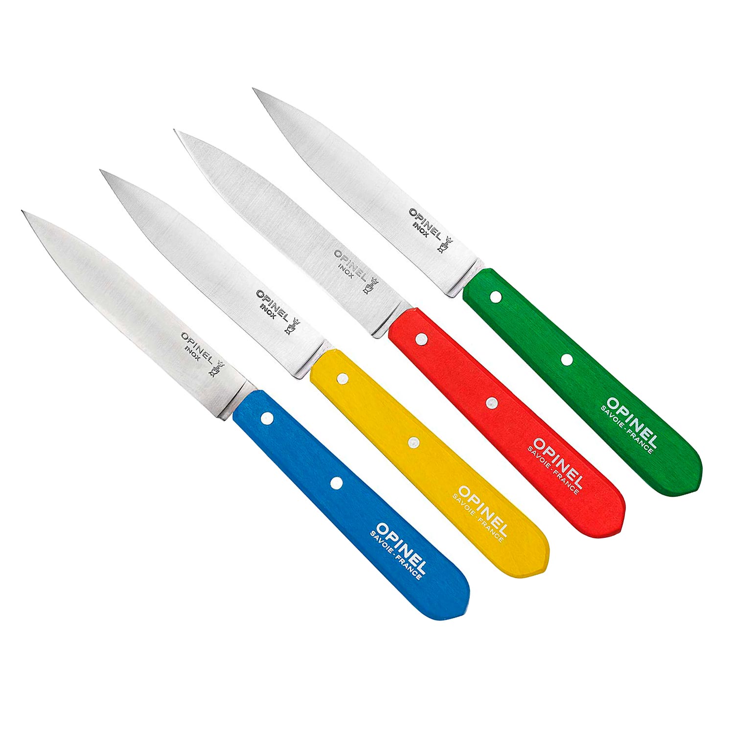 OPINEL Küchenmesser Set N° 112 "Classic" - farbig, 4 teilig