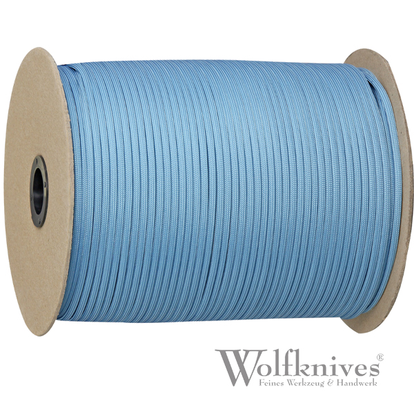 Paracord 550er - Carolina Blue - Meterware