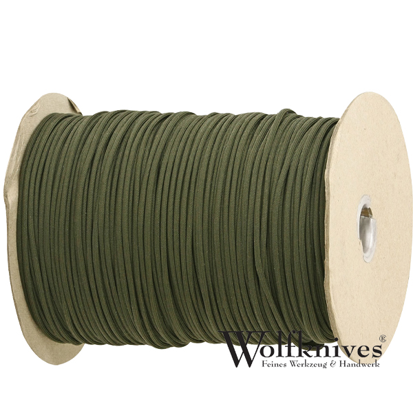 Paracord 550er - Dunkelgrün - Meterware