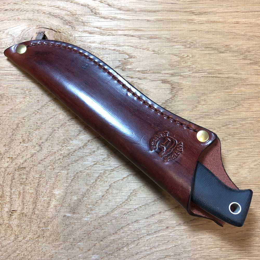 White River Tom Mack Hunt - Black Canvas Micarta