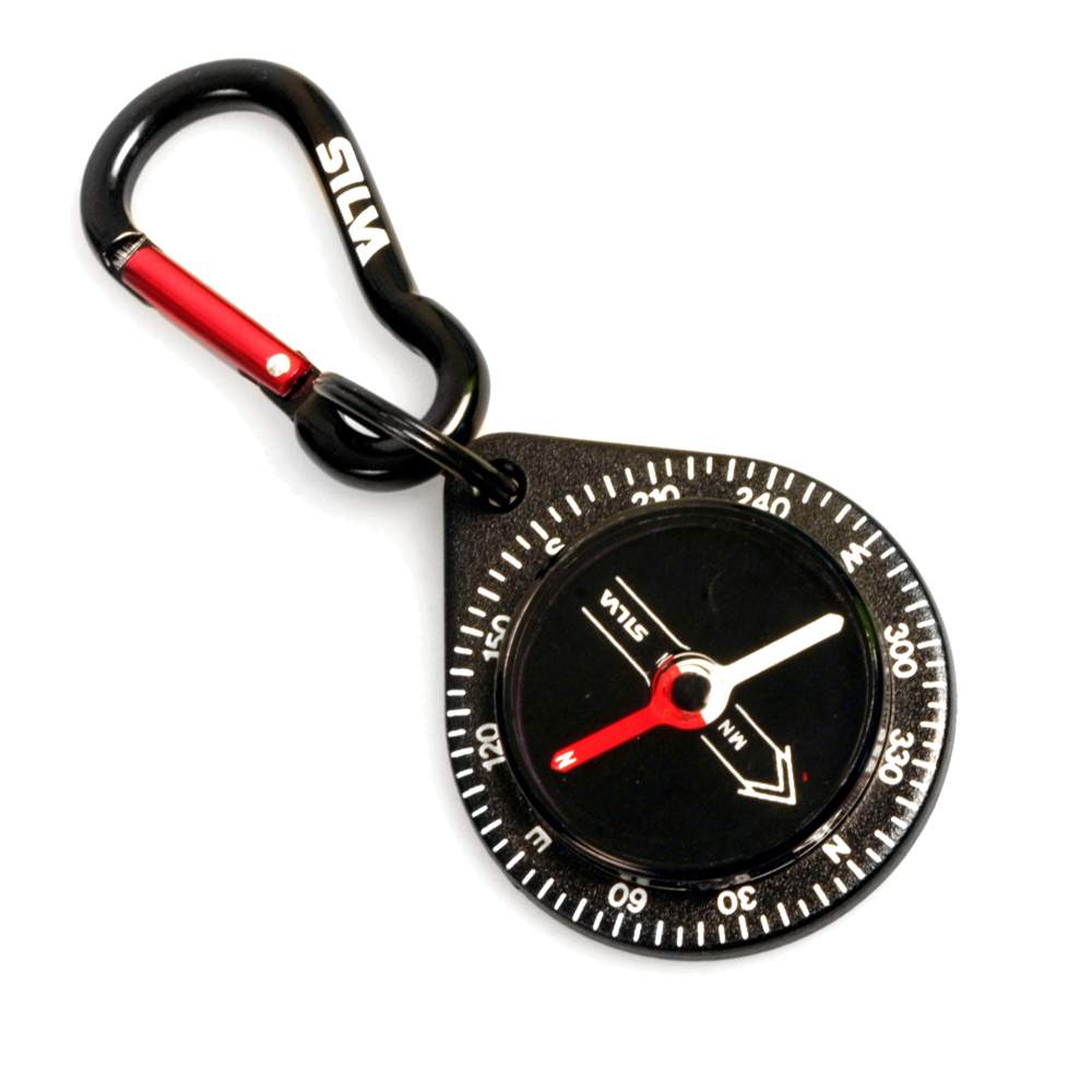 Kleiner Kompass mit Karabiner
