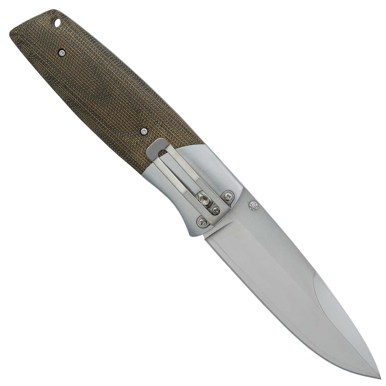 Fällkniven PXL Green Micarta mit 3G Stahl - Einhandversion