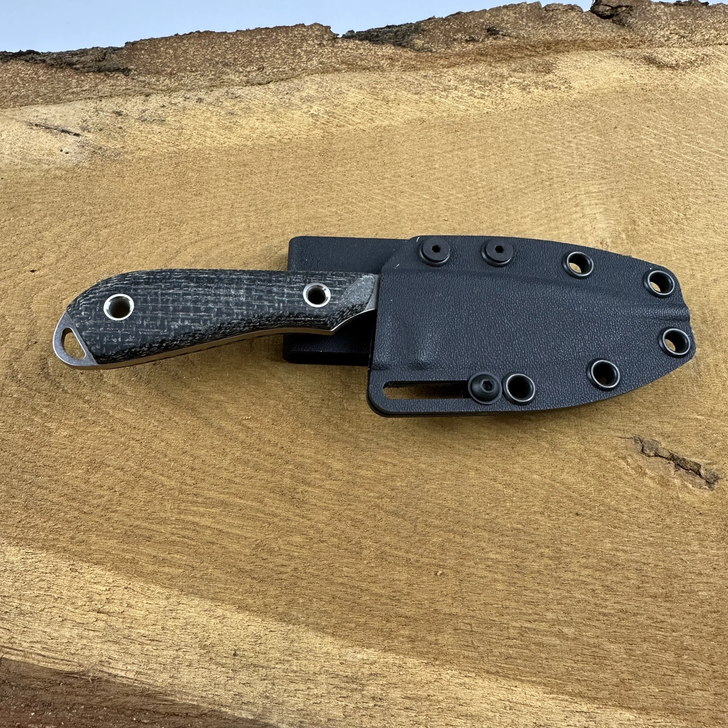 White River M1 Caper, Canvas Black Micarta
