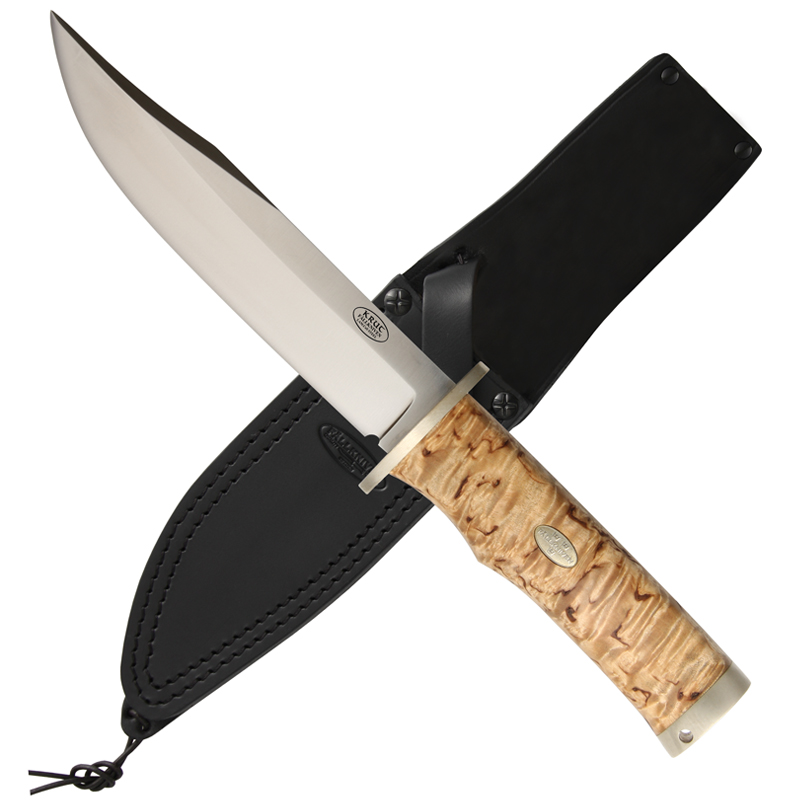 Fällkniven SK6 Krit mit Lederscheide
