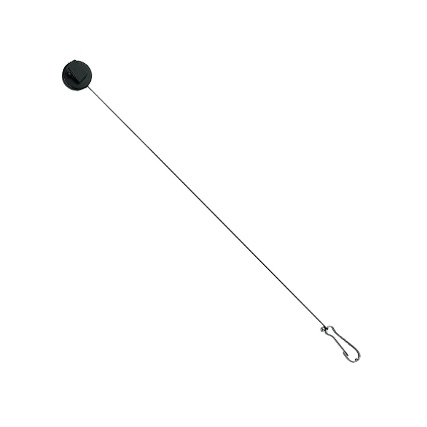 Taschenmesserkette mit Haken und Clip - 35 cm