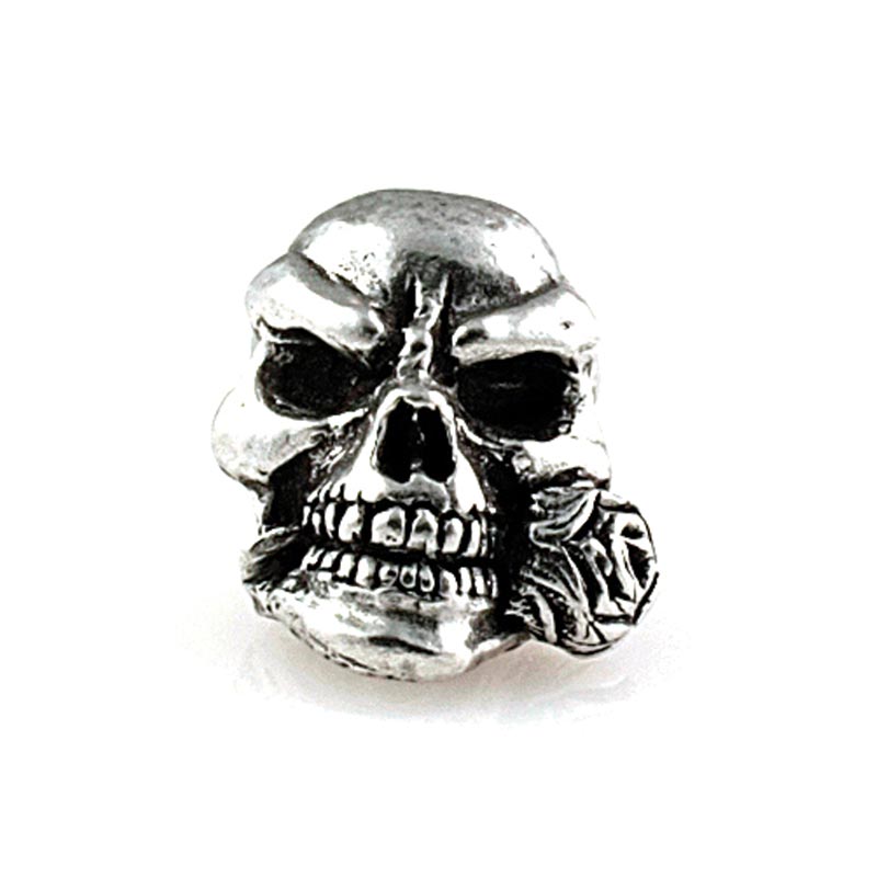 Totenkopfperle Rose Skull