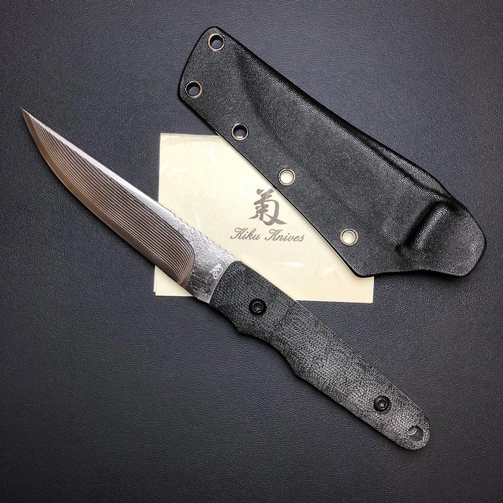 Kozuka Shorty SPG2 Damast - Kiku Knives
