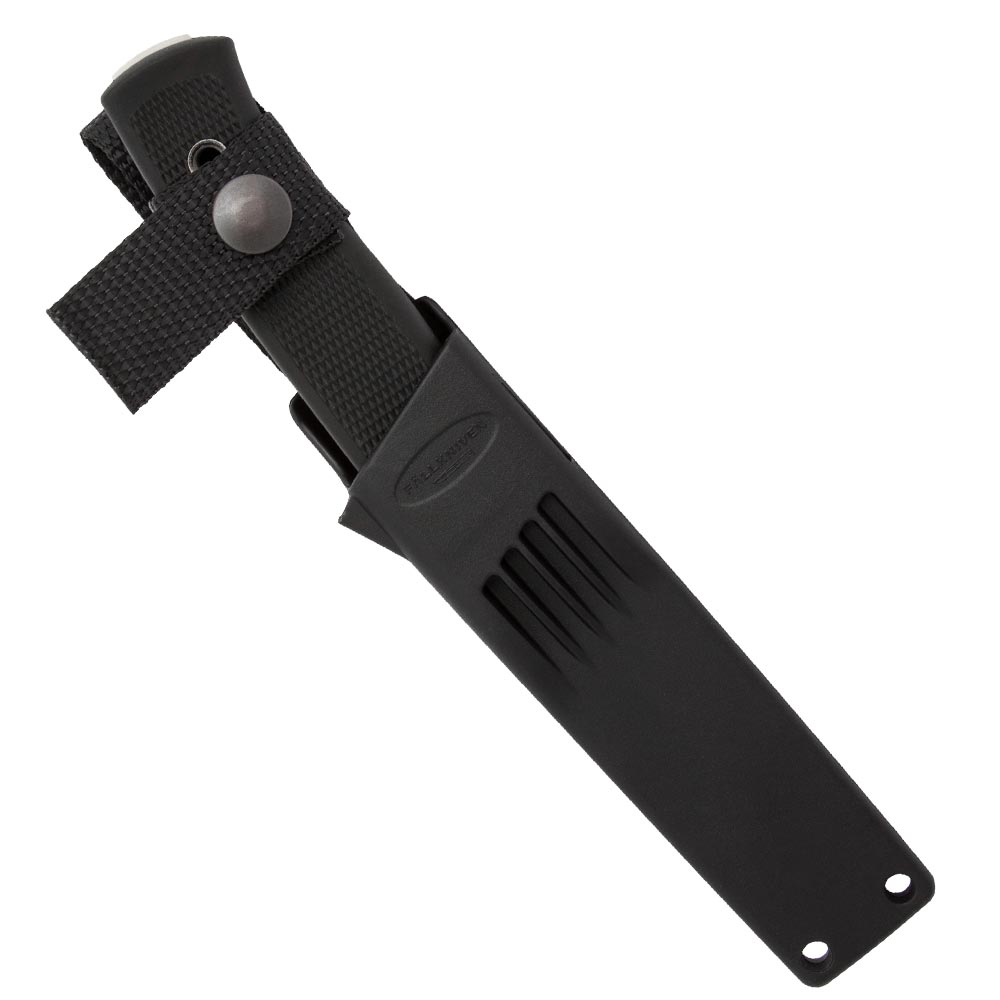 Fällkniven F1 Jagdmesser mit lam. CoS Stahl & Zytelscheide - Linkshänder