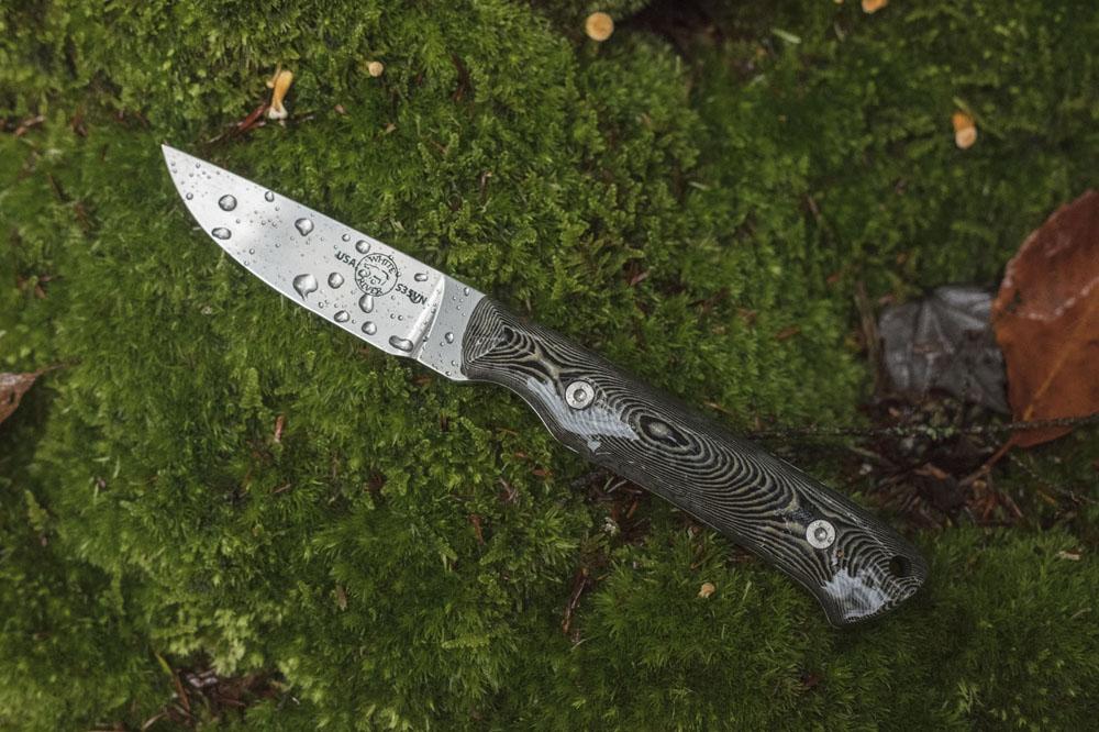 White River Small Game, Canvas Black Olive Micarta