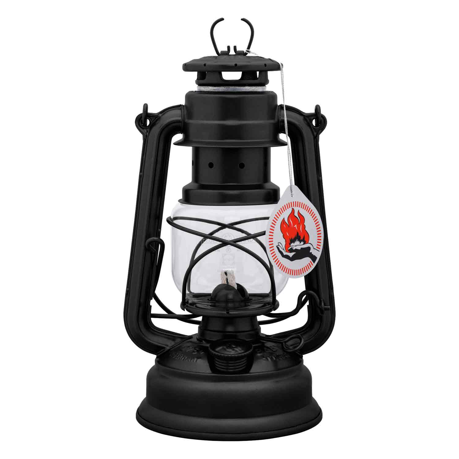 Feuerhand Sturmlaterne Baby 276 - mattschwarz