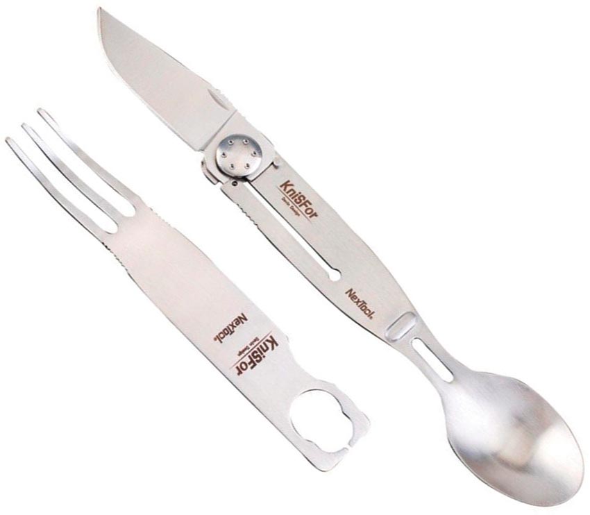 NexTool KniSFor - Echtes Camping-Besteck - ISPO AWARD WINNER