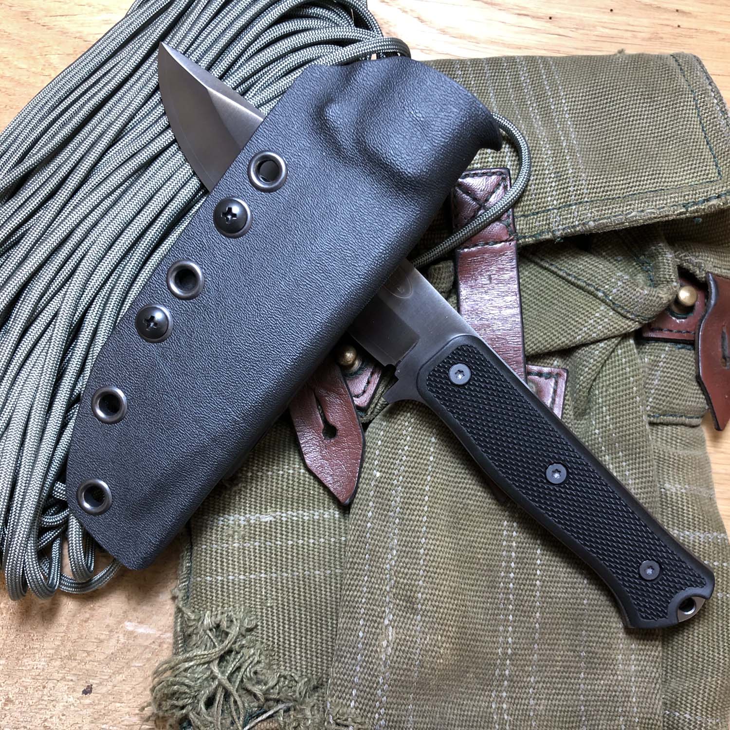 Kydexscheide für Fällkniven S1X in schwarz