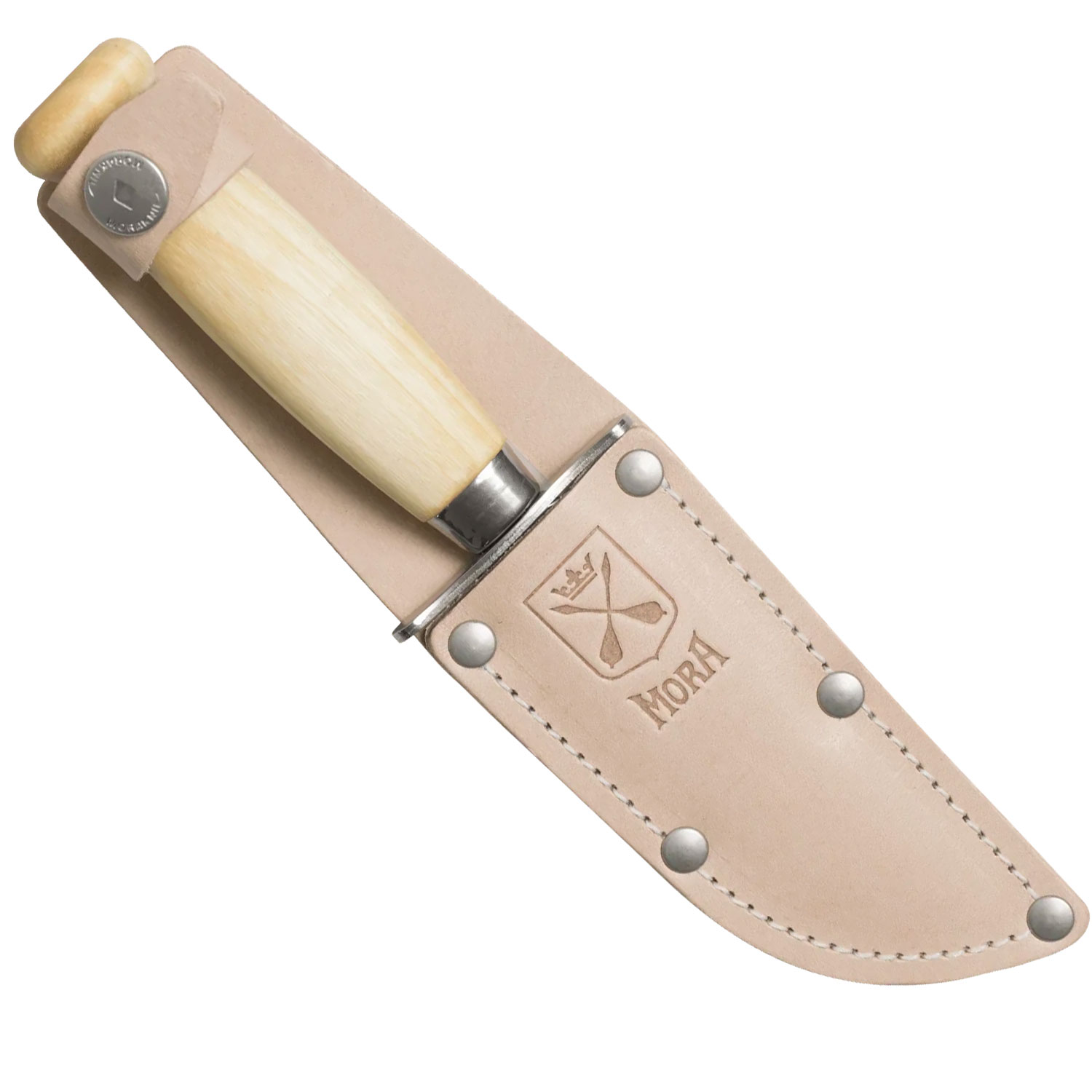 Morakniv Scout 39 Safe - Kinder-Schnitzmesser mit abgerundete Spitze - rostfrei - naturfarben