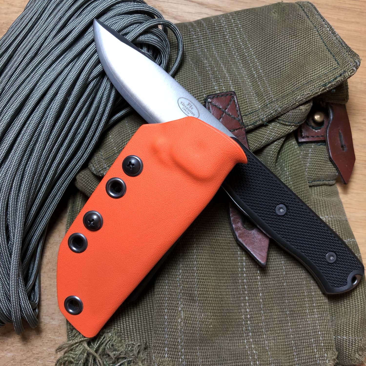 Kydexscheide für Fällkniven F1X in orange