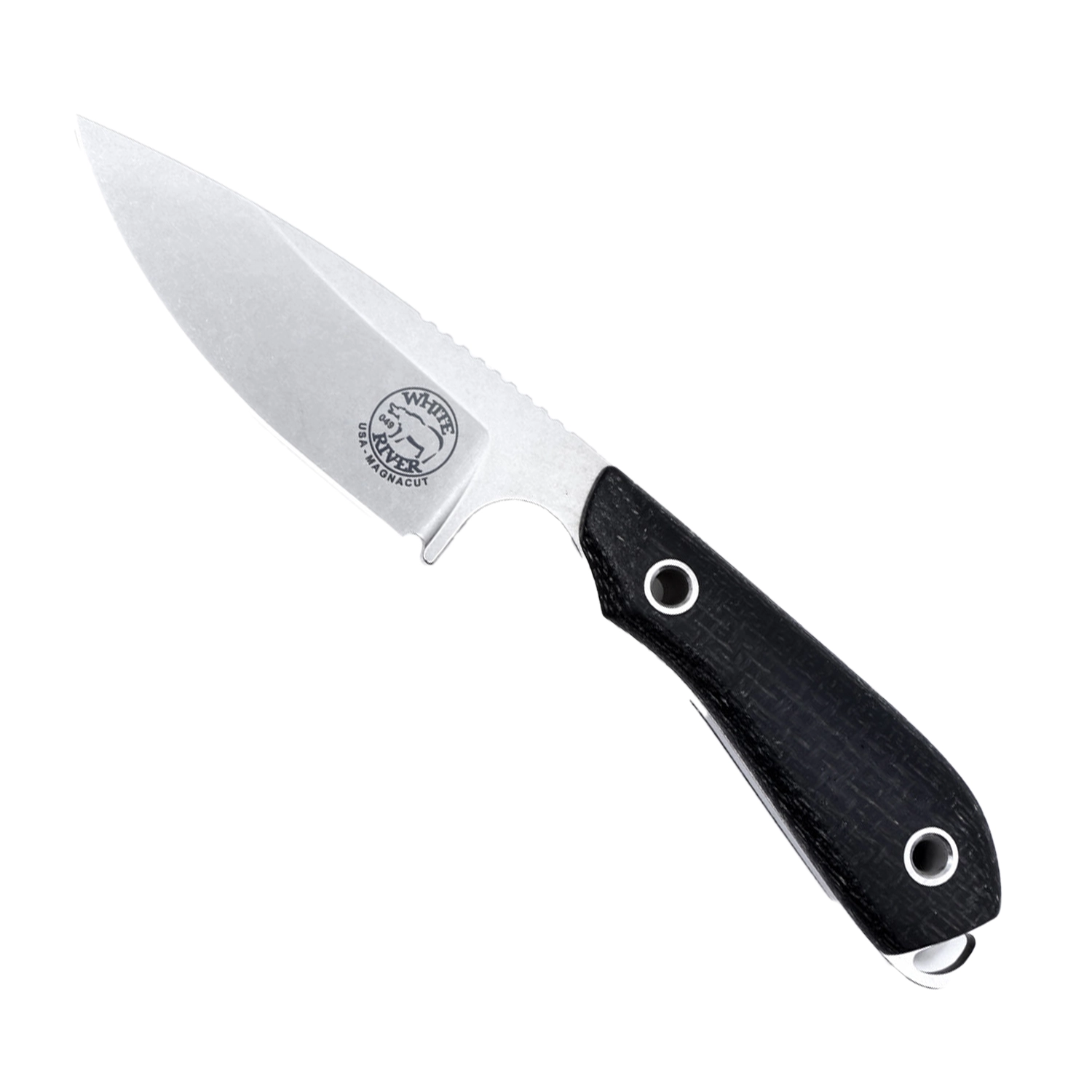 White River M1 Caper, Canvas Black Micarta