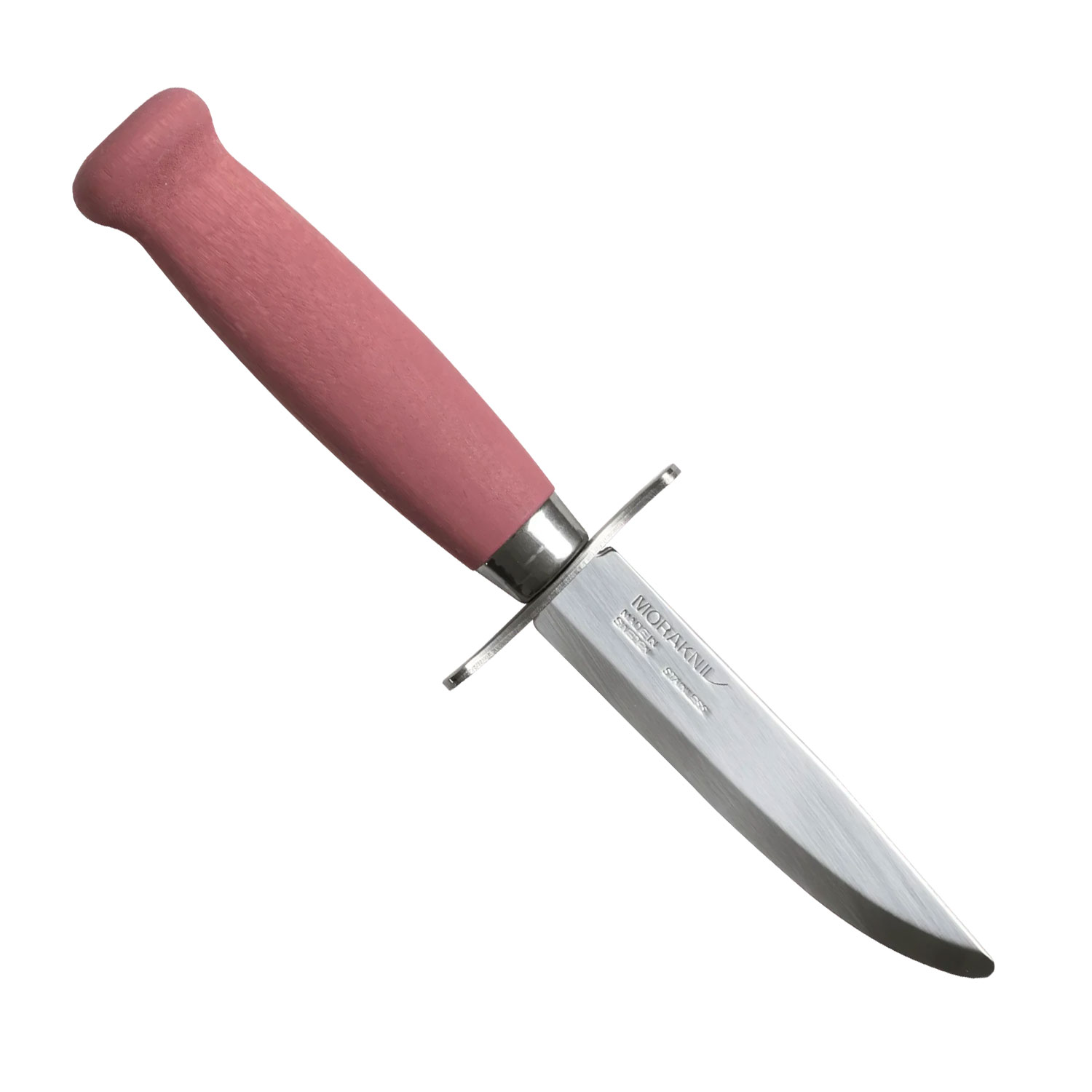 Morakniv Scout 39 Safe - Kinder-Schnitzmesser mit abgerundete Spitze - rostfrei - Lingonberry