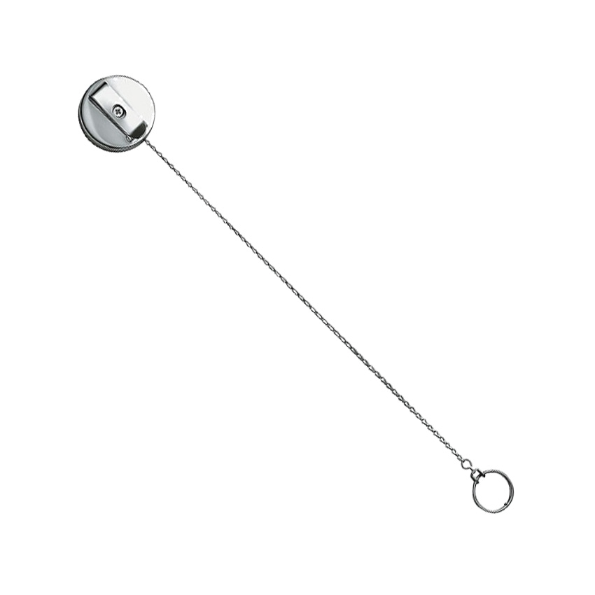 Taschenmesserkette mit Gliederkette und Clip - 60 cm