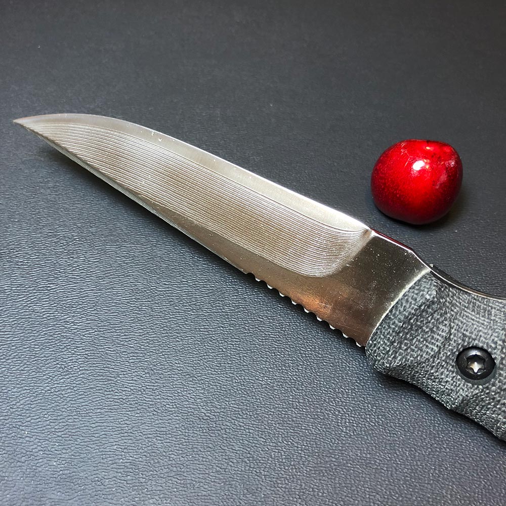 Kozuka Shorty SPG2 Damast - Kiku Knives