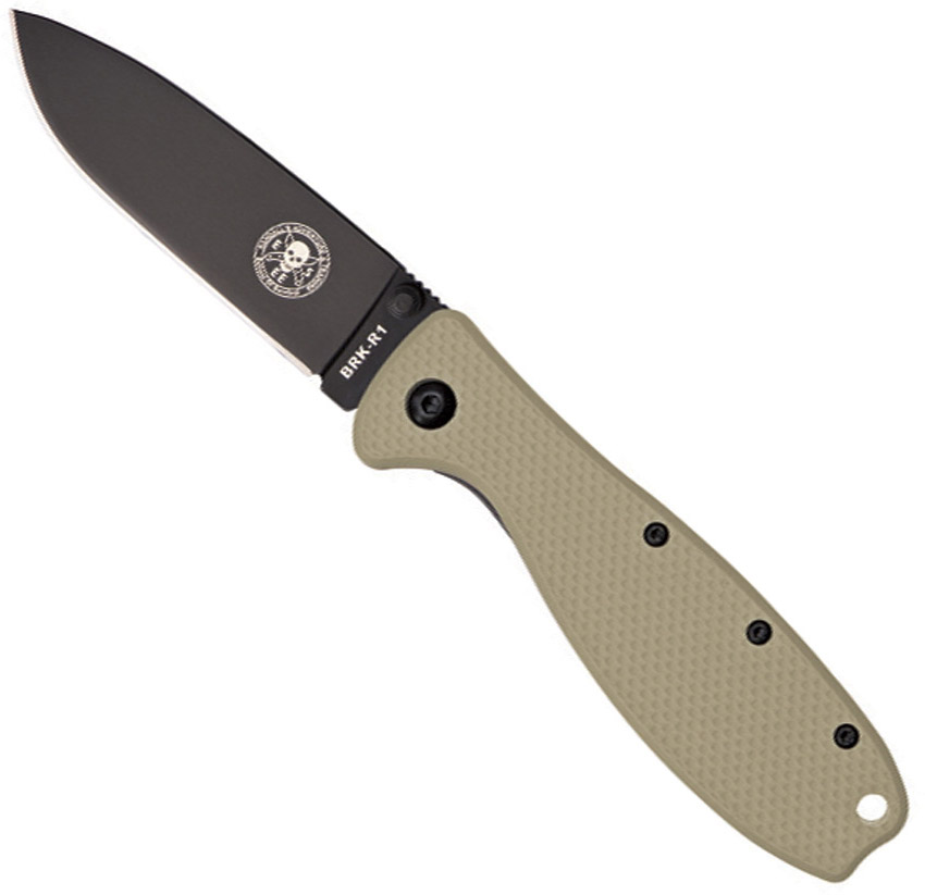 ESEE Zancuco Desert Tan Black Blade