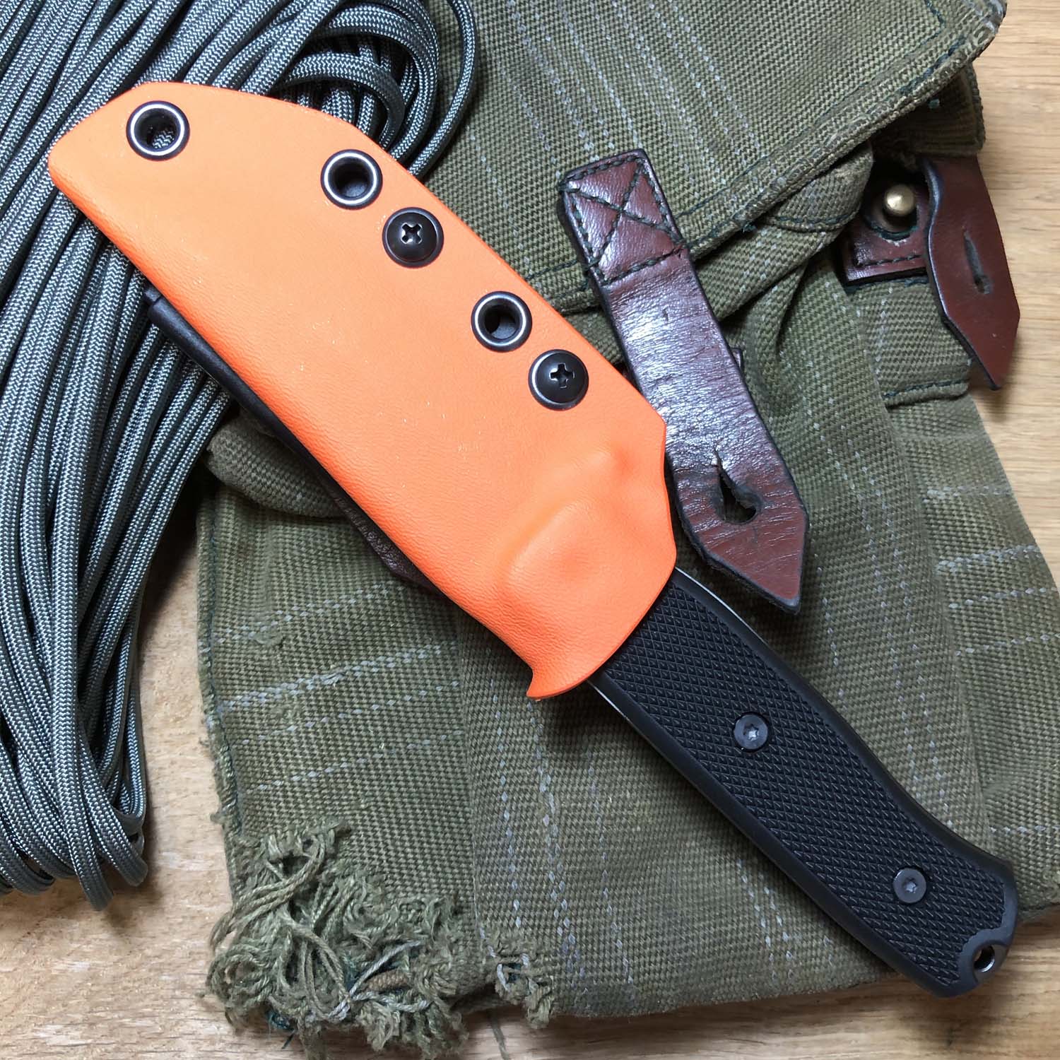 Kydexscheide für Fällkniven F1X in orange