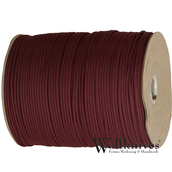 Paracord 550er - Maroon rot - Meterware