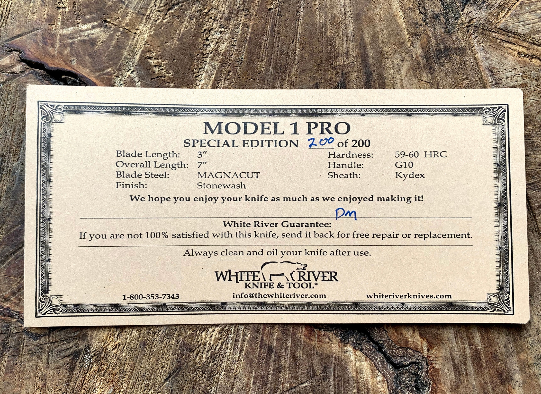 White River M1 Backpacker Pro - Limited Edition 2022