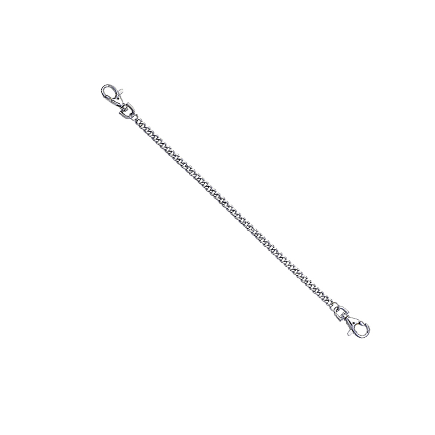 Gliederkette mit 2 Karabinerhaken - 40 cm