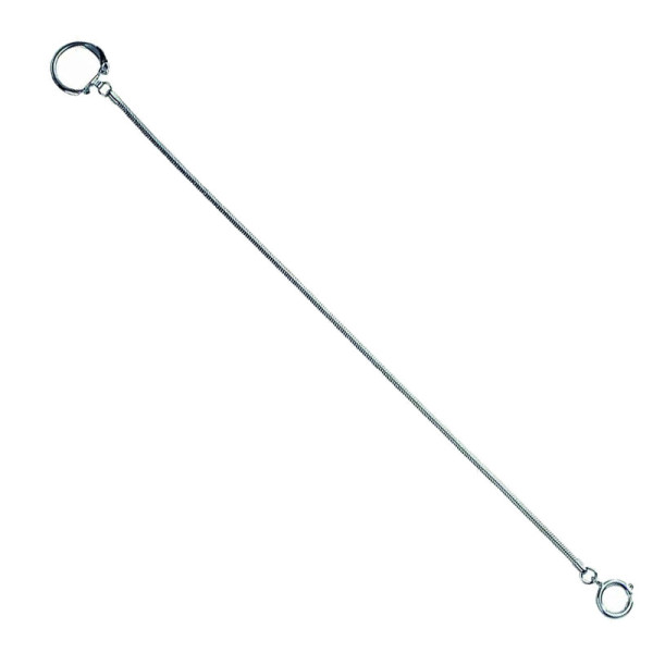 Schlangenkette mit Ringen mit Hakenverschluss - 38 cm